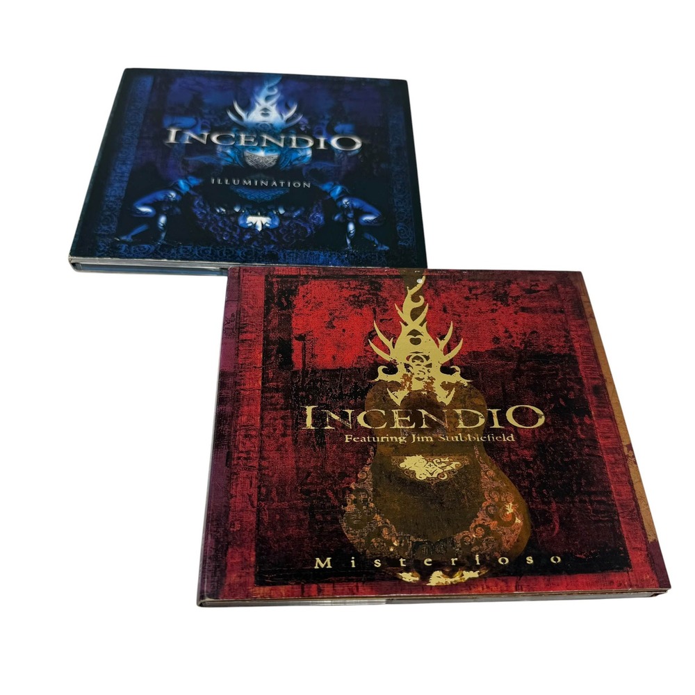 Incendio CD Lot 2 Illumination Misterioso Jim Stubblefield Latin Guitar Jazz‎